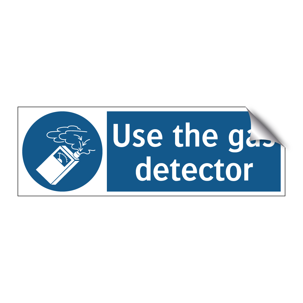 Use the gas detector