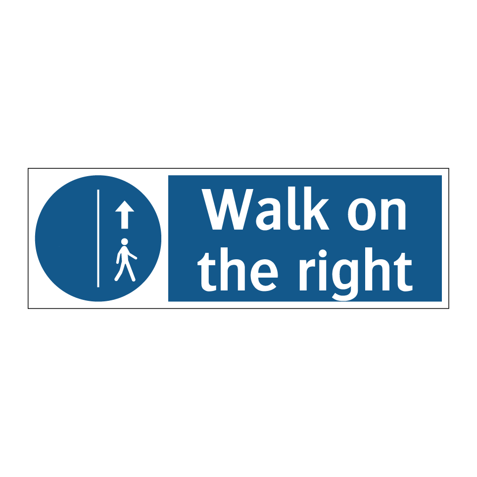 Walk on the right