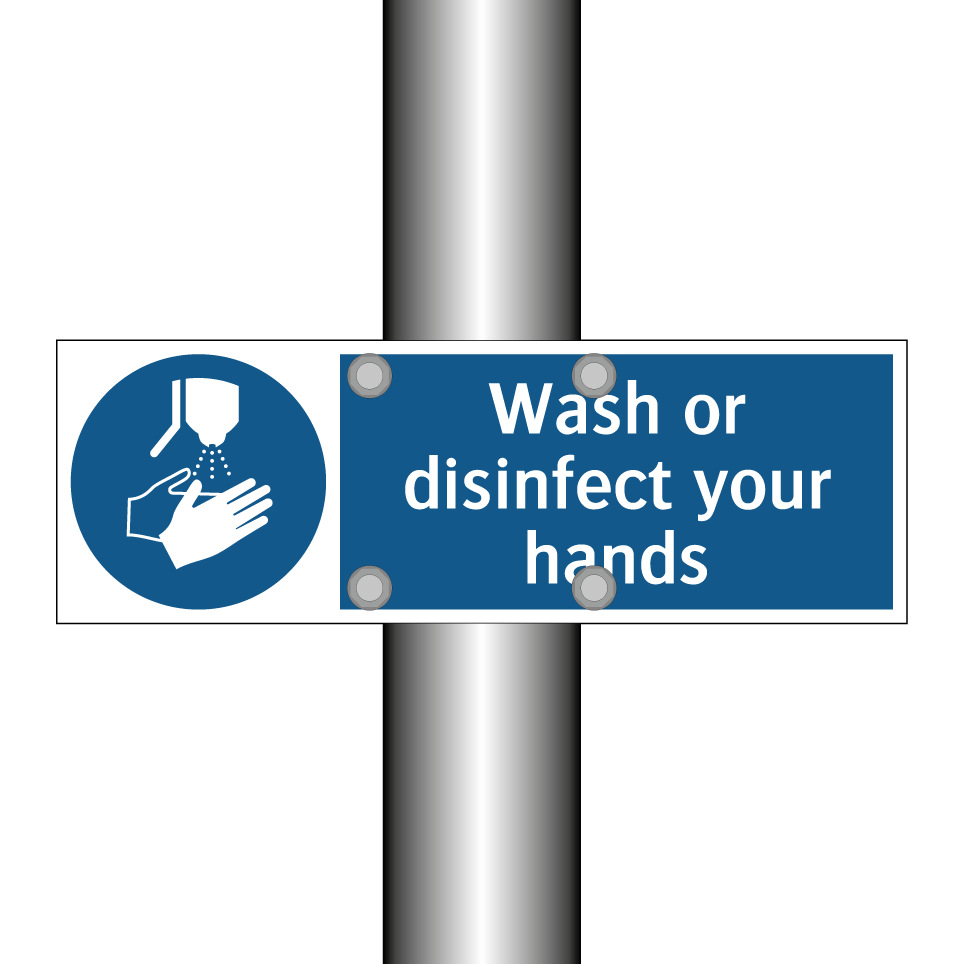 Wash or disinfect your hands