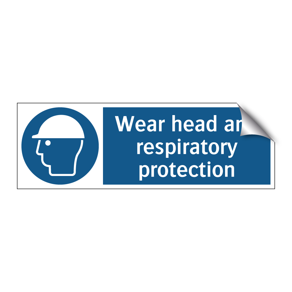 Wear head and respiratory protection