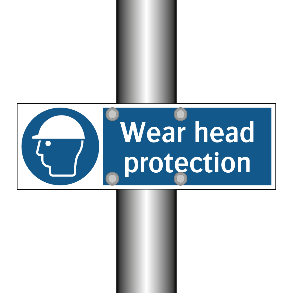 Wear head protection
