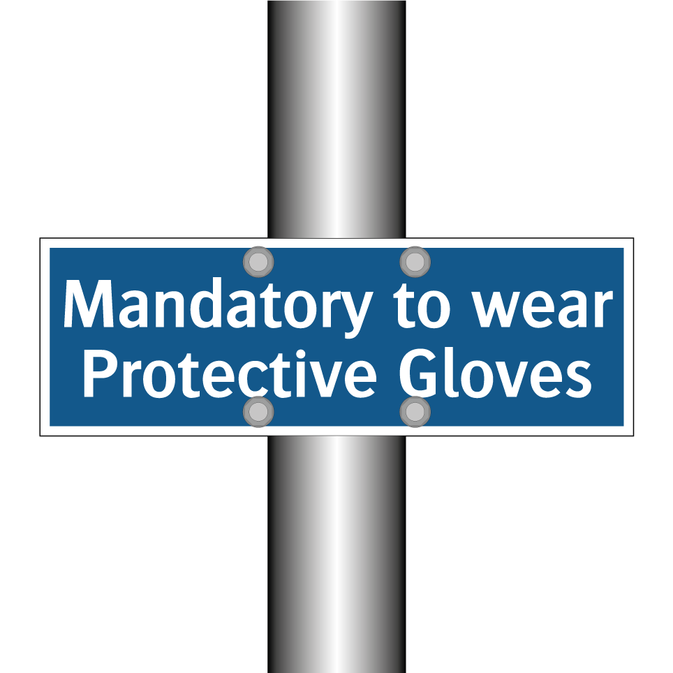 Mandatory to wear Protective Gloves
