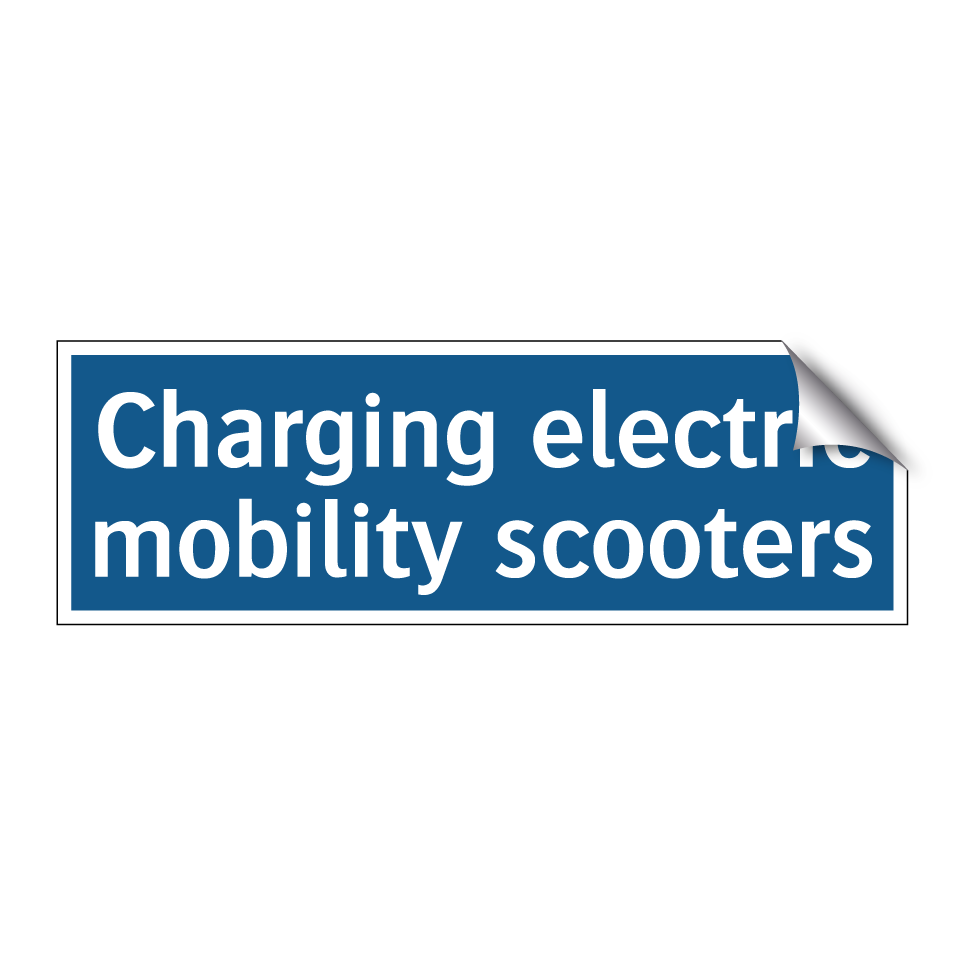 Charging electric mobility scooters