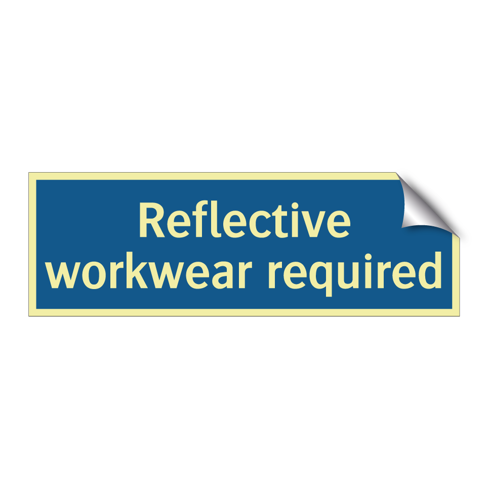 Reflective workwear required