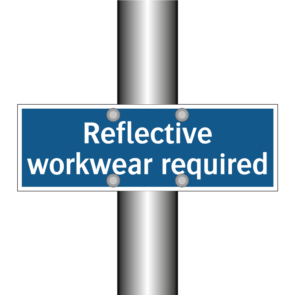 Reflective workwear required