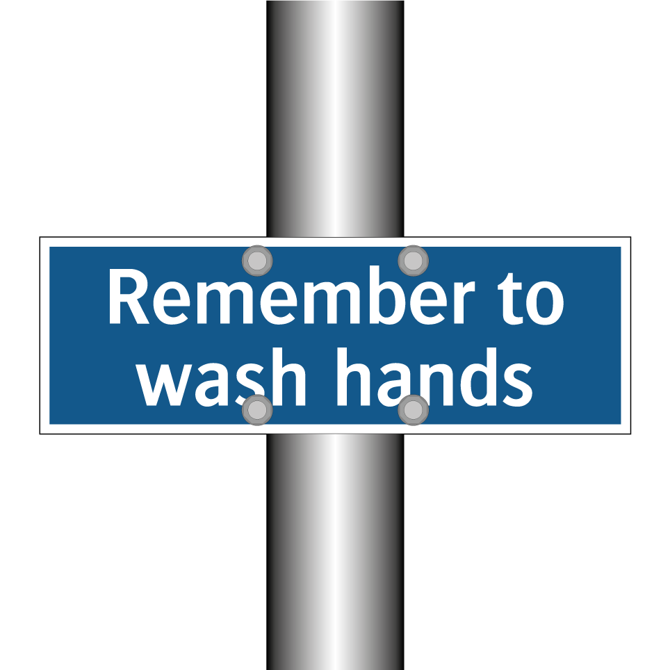 Remember to wash hands