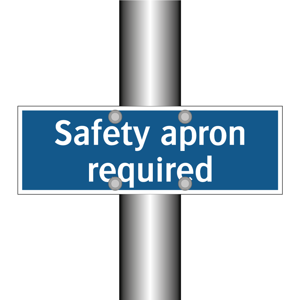 Safety apron required