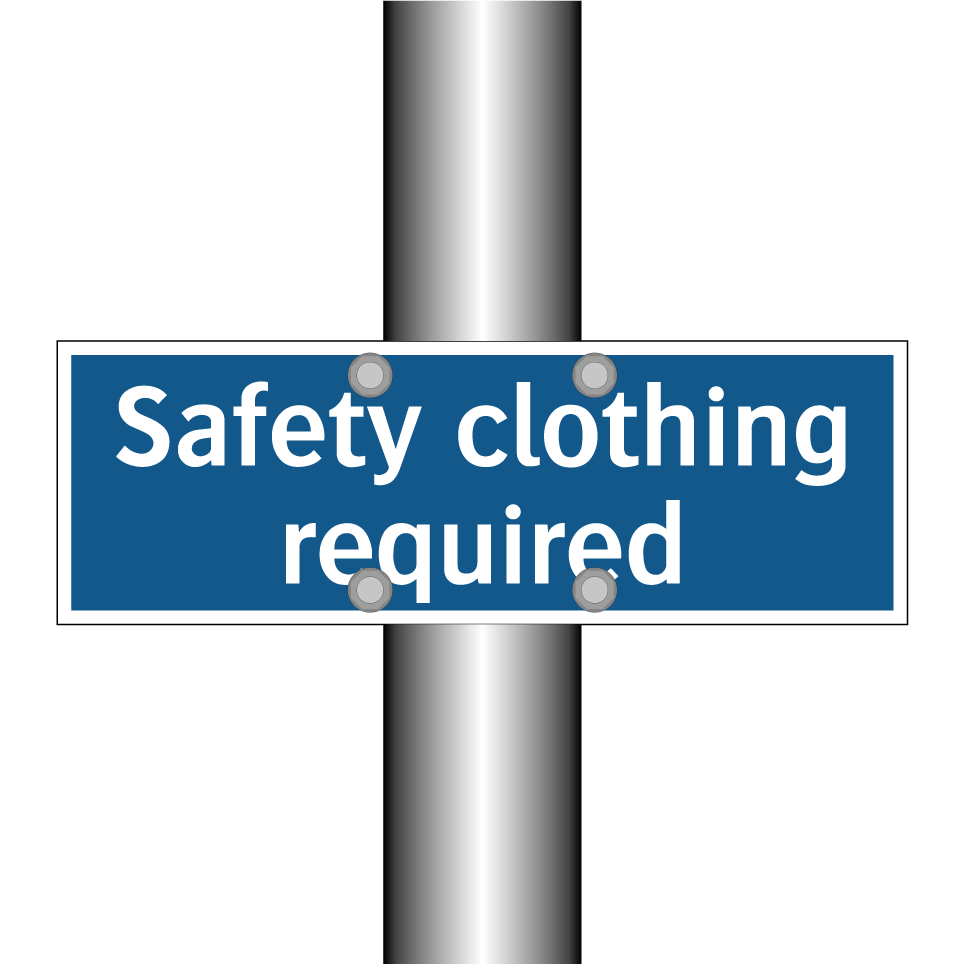 Safety clothing required