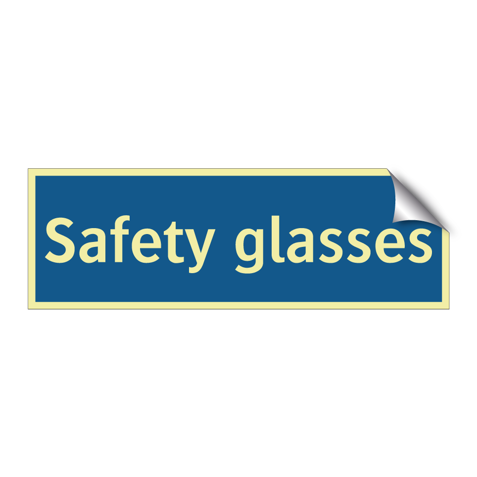 Safety glasses