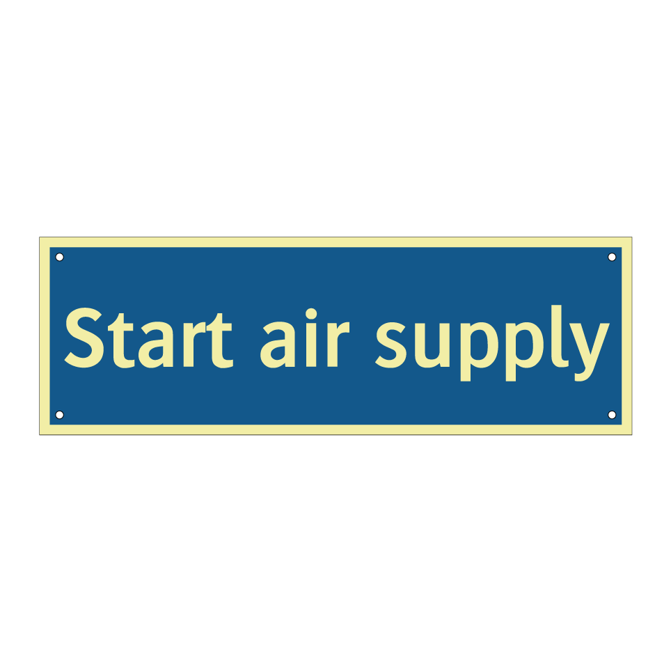 Start air supply