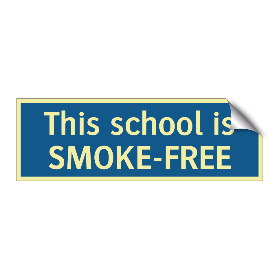 This school is SMOKE-FREE