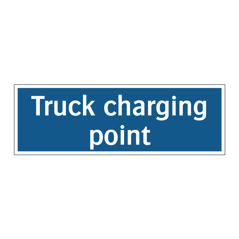 Truck charging point