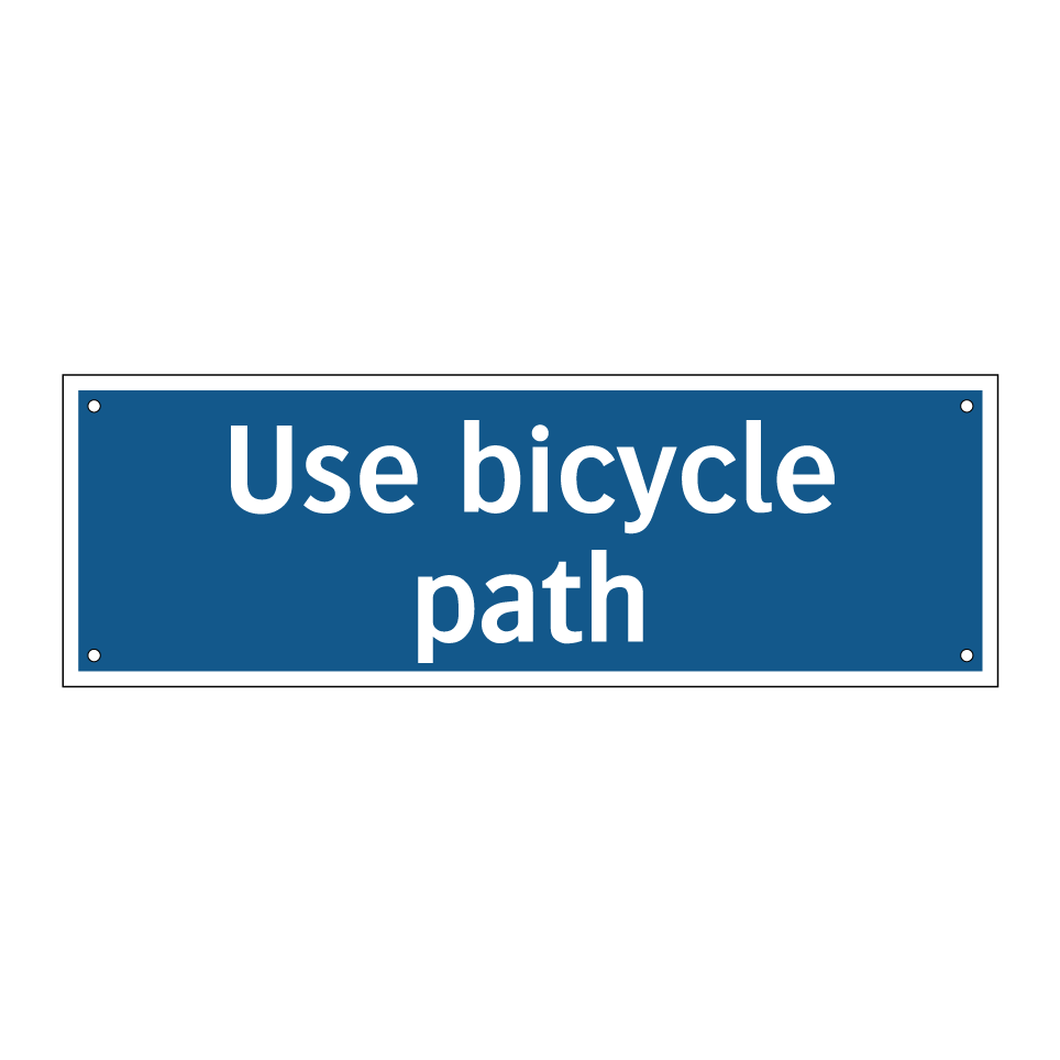 Use bicycle path
