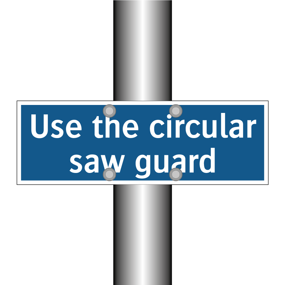 Use the circular saw guard