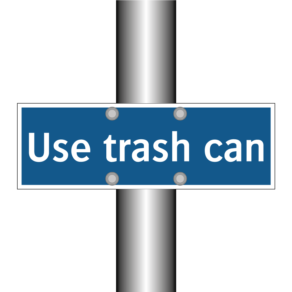 Use trash can