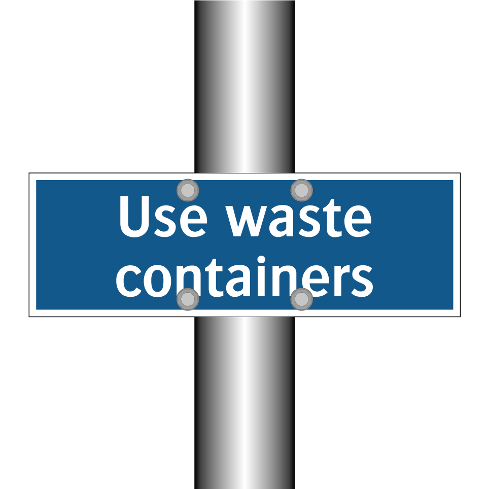 Use waste containers