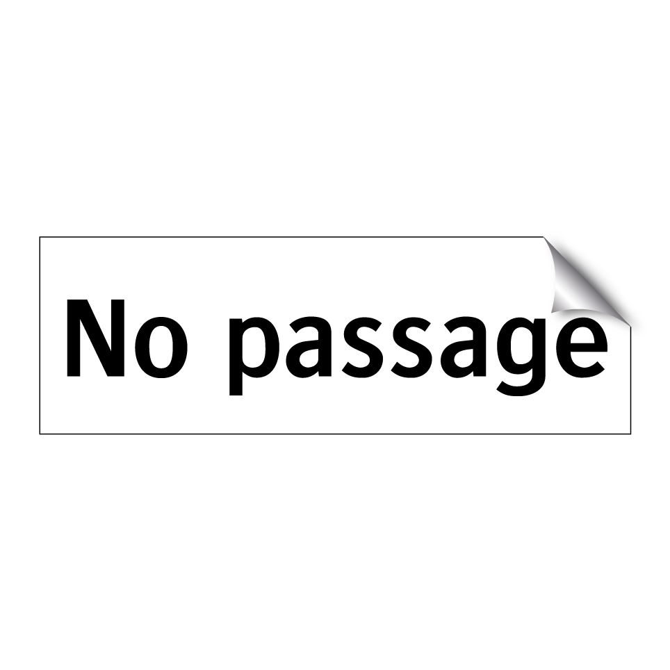 No passage