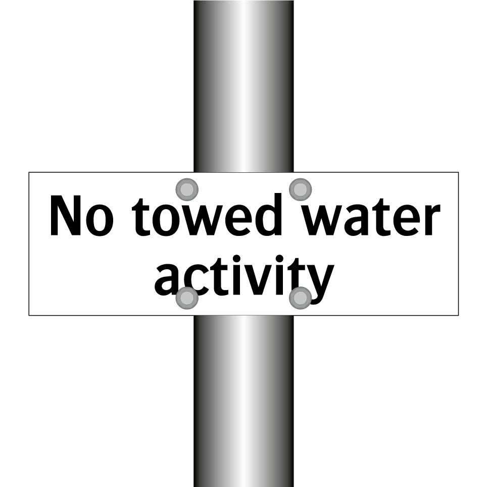 No towed water activity
