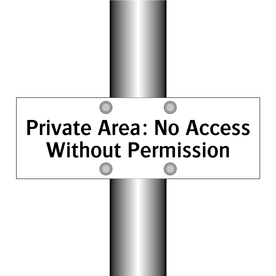 Private Area: No Access Without Permission