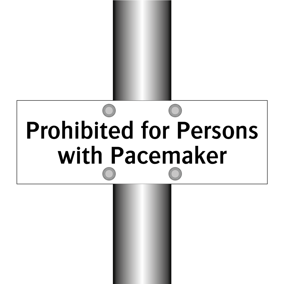 Prohibited for Persons with Pacemaker