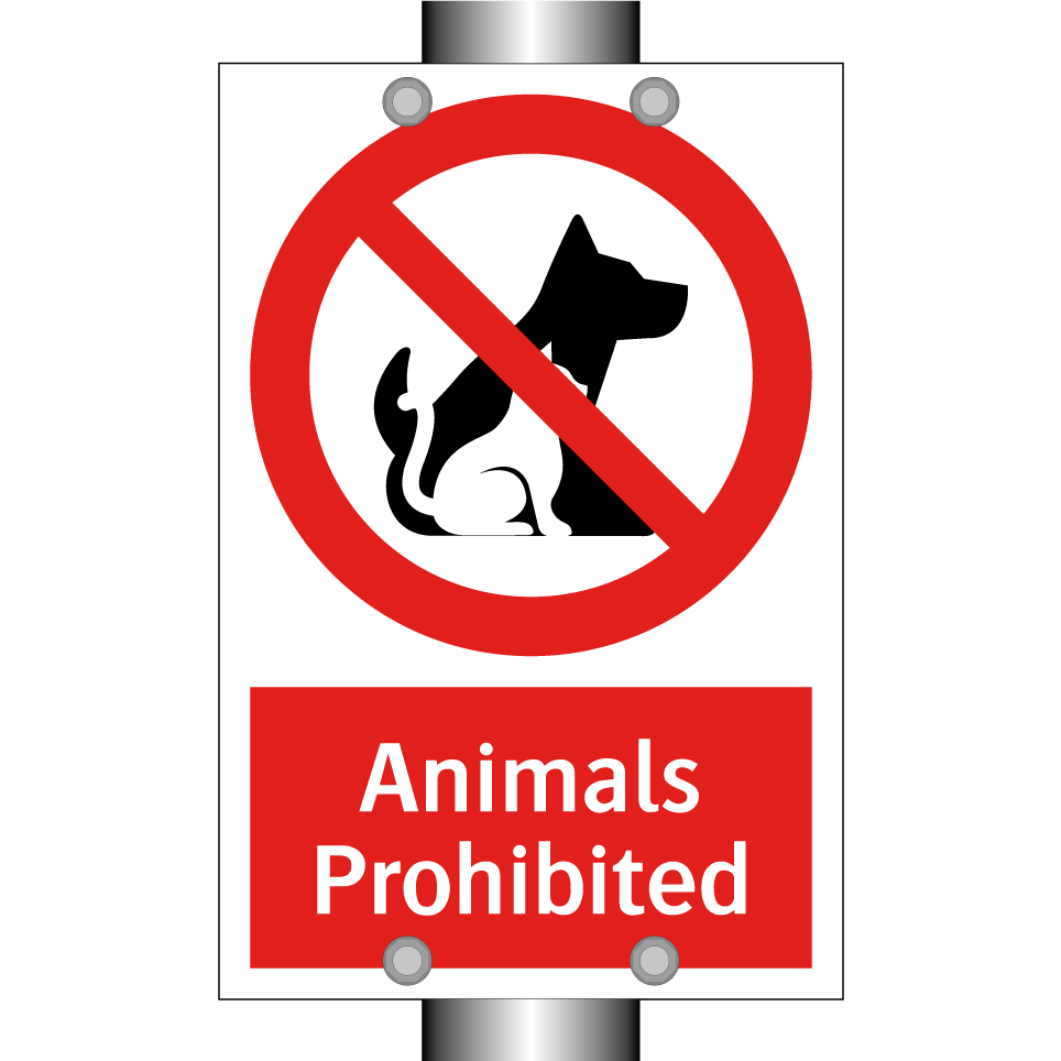 Animals Prohibited