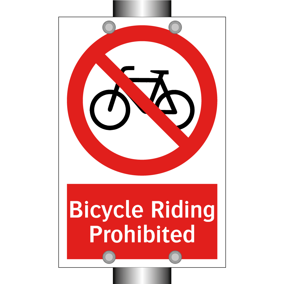 Bicycle Riding Prohibited