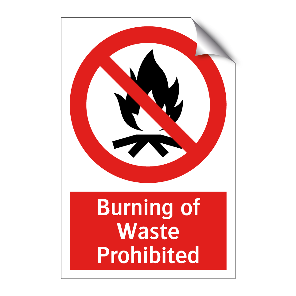 Burning of Waste Prohibited