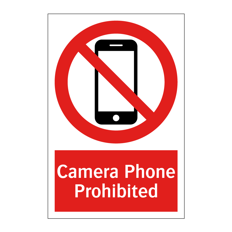 Camera Phone Prohibited