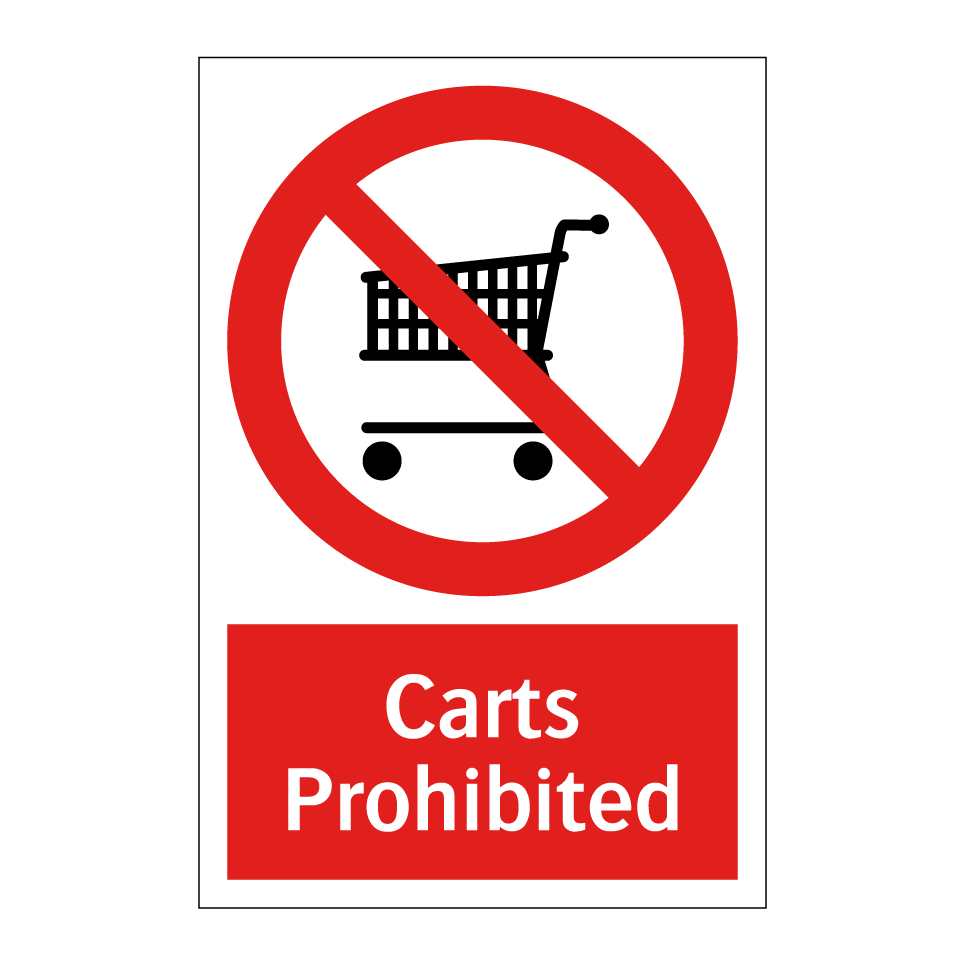 Carts Prohibited