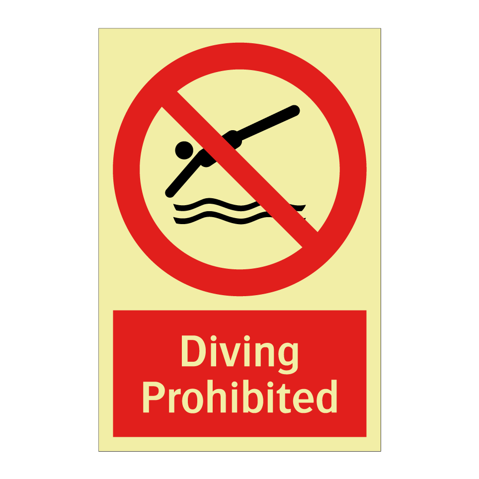 Diving Prohibited