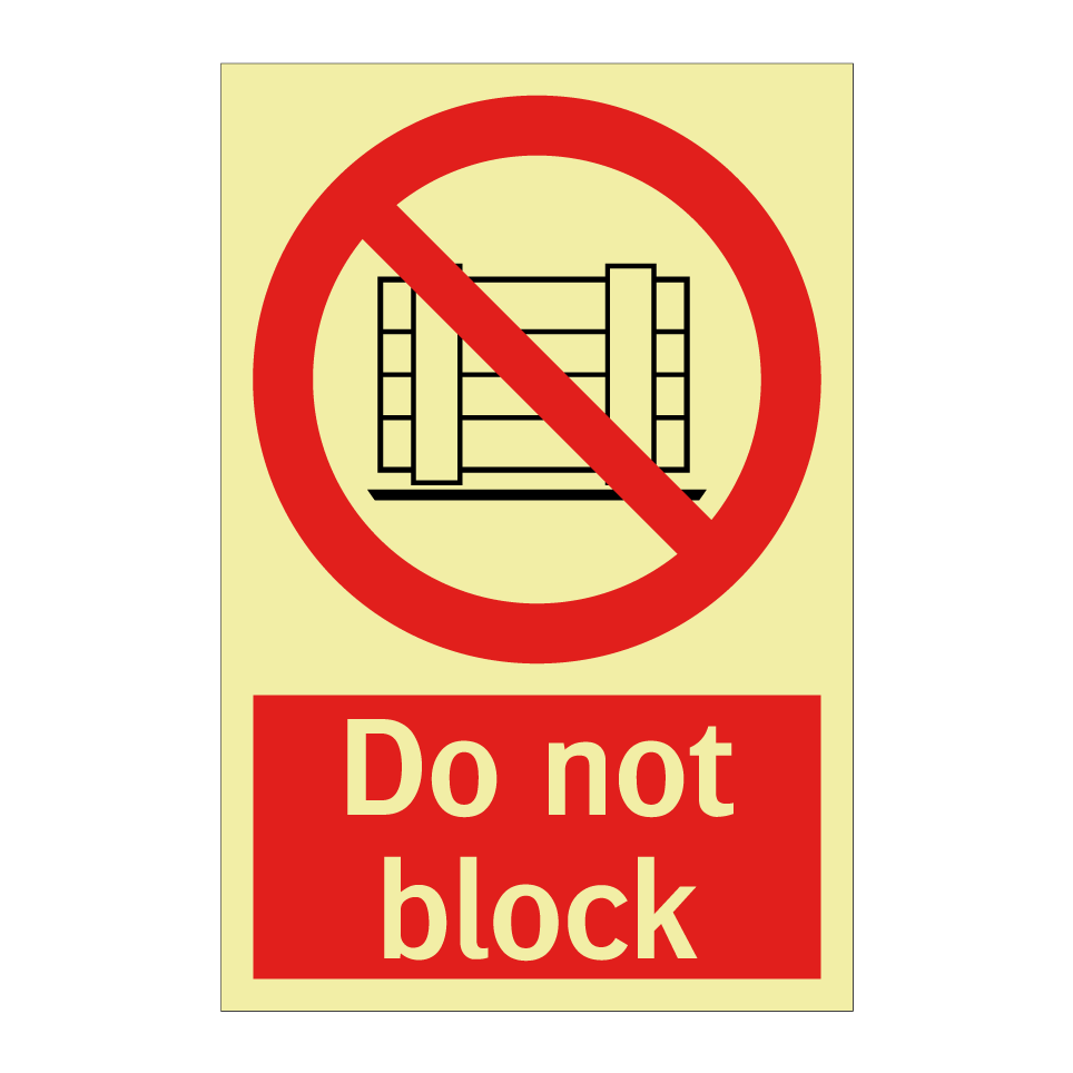 Do not block