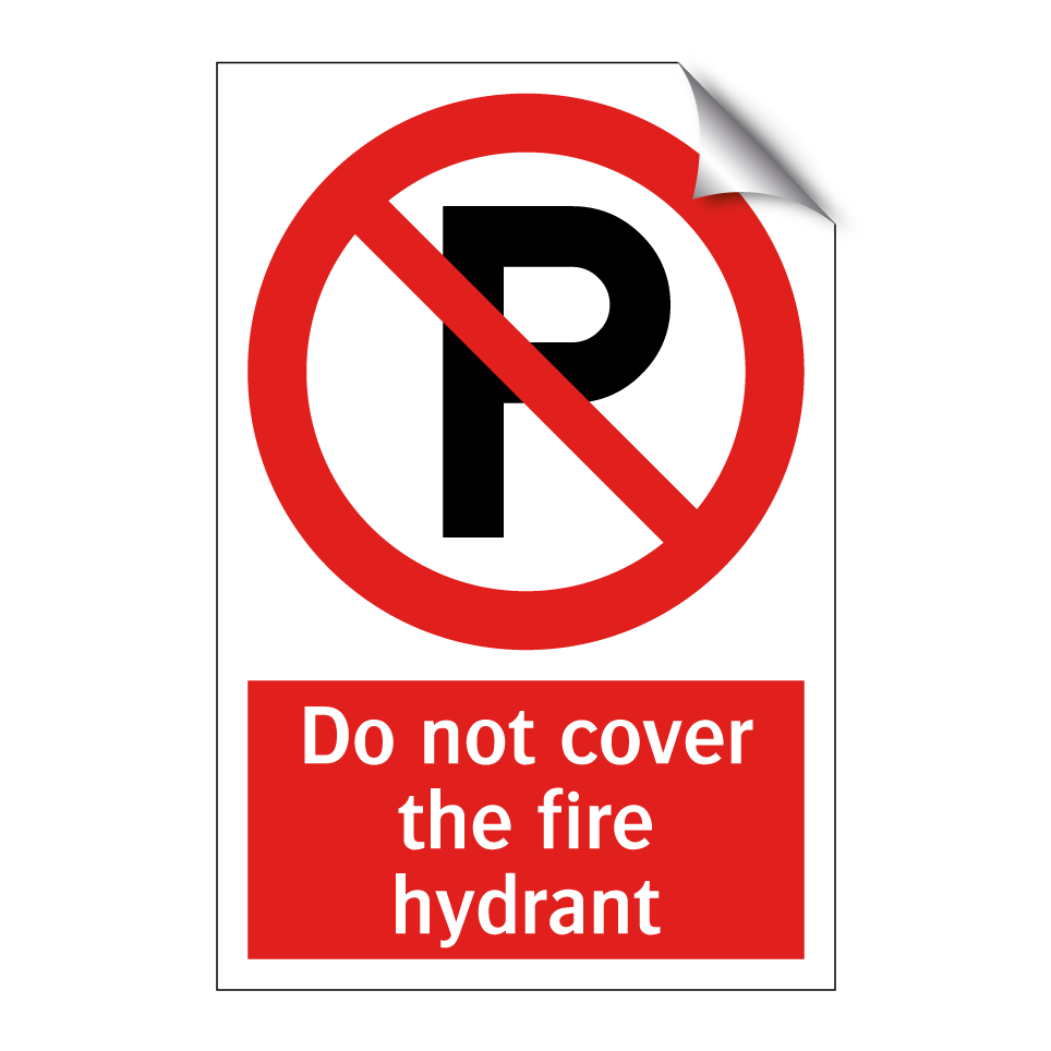Do not cover the fire hydrant