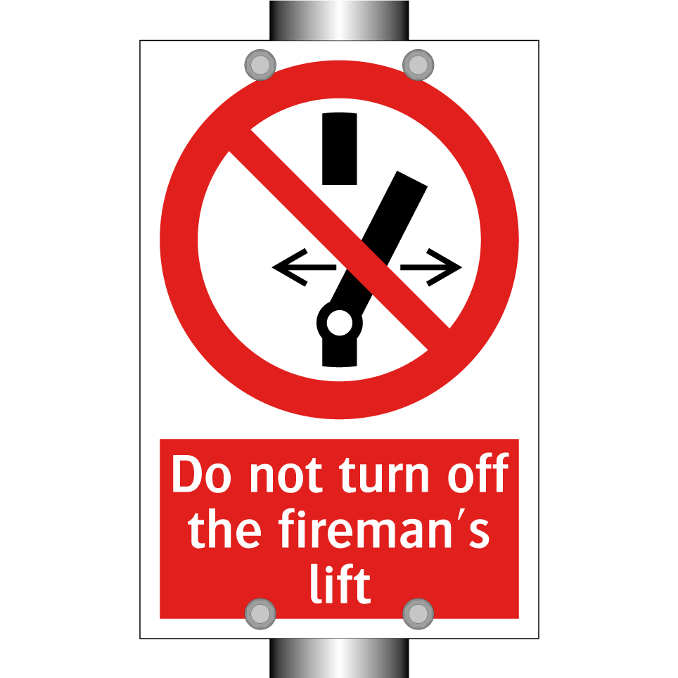 Do not turn off the fireman's lift