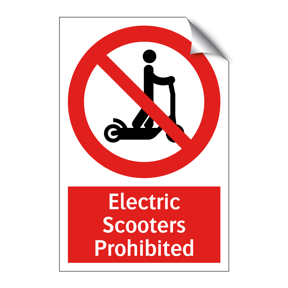 Electric Scooters Prohibited