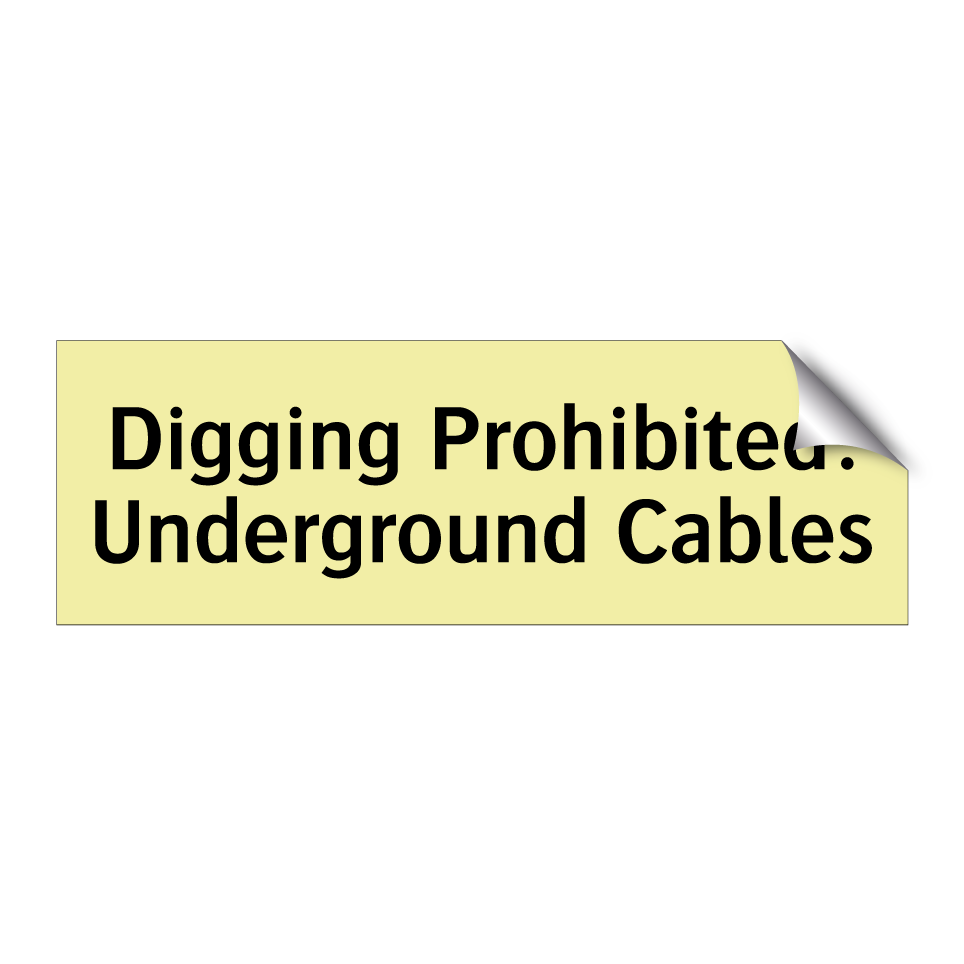 Digging Prohibited: Underground Cables