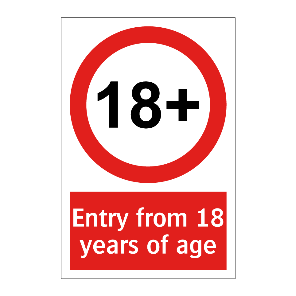 Entry from 18 years of age