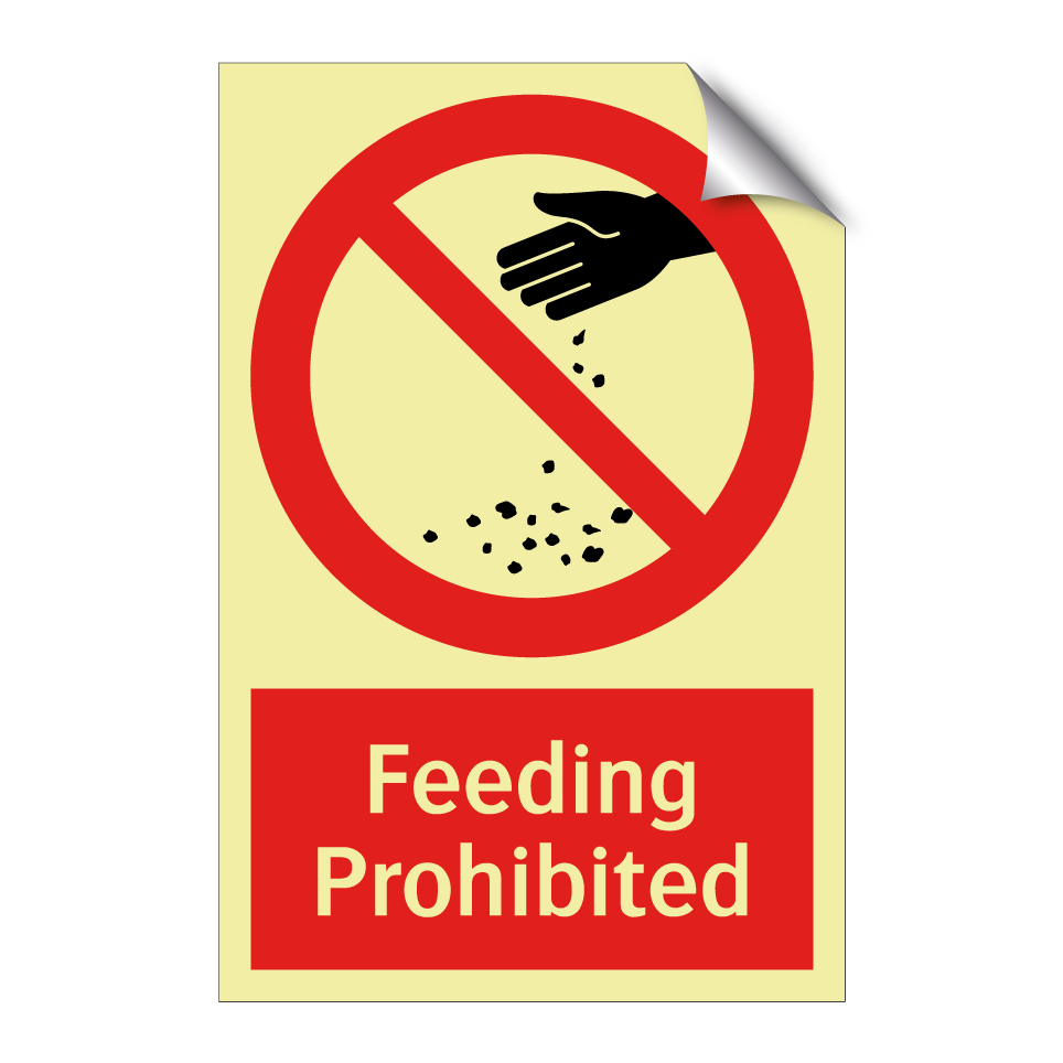 Feeding Prohibited