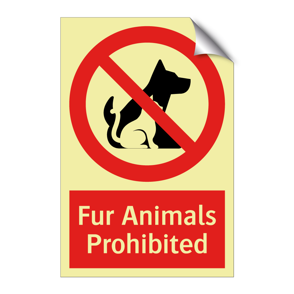 Fur Animals Prohibited