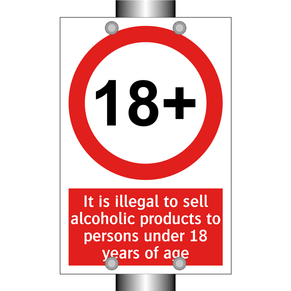 It is illegal to sell alcoholic products to persons under 18 years of age