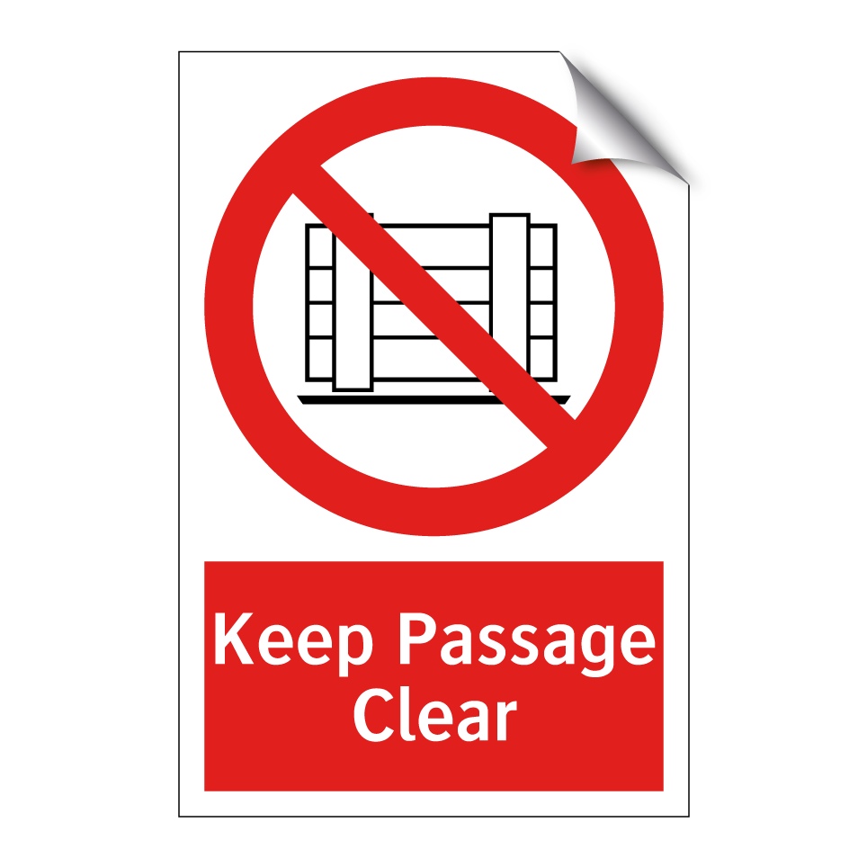 Keep Passage Clear