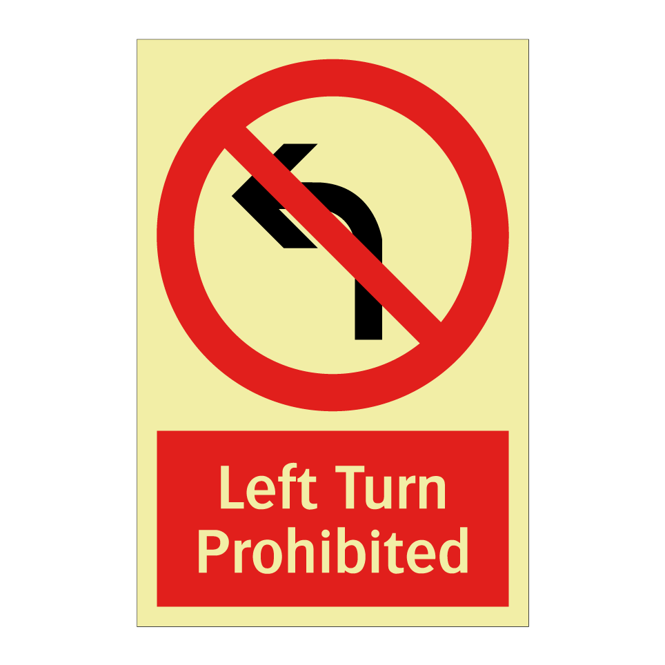 Left Turn Prohibited