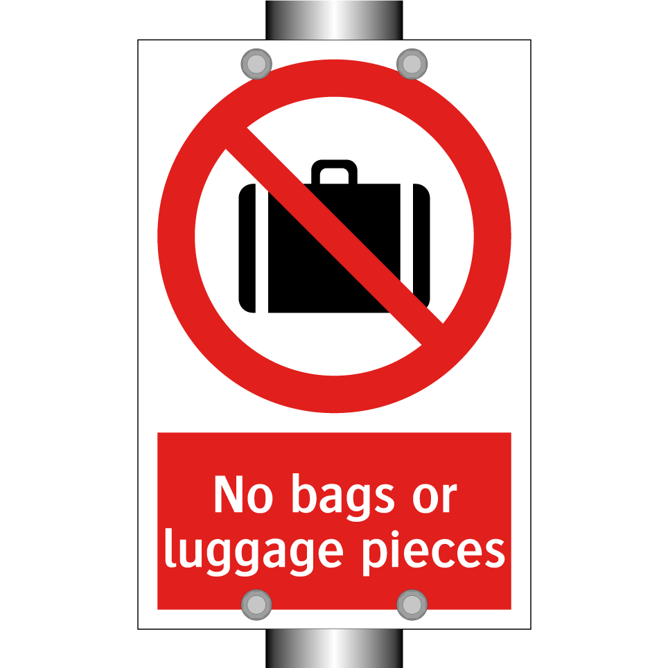 No bags or luggage pieces