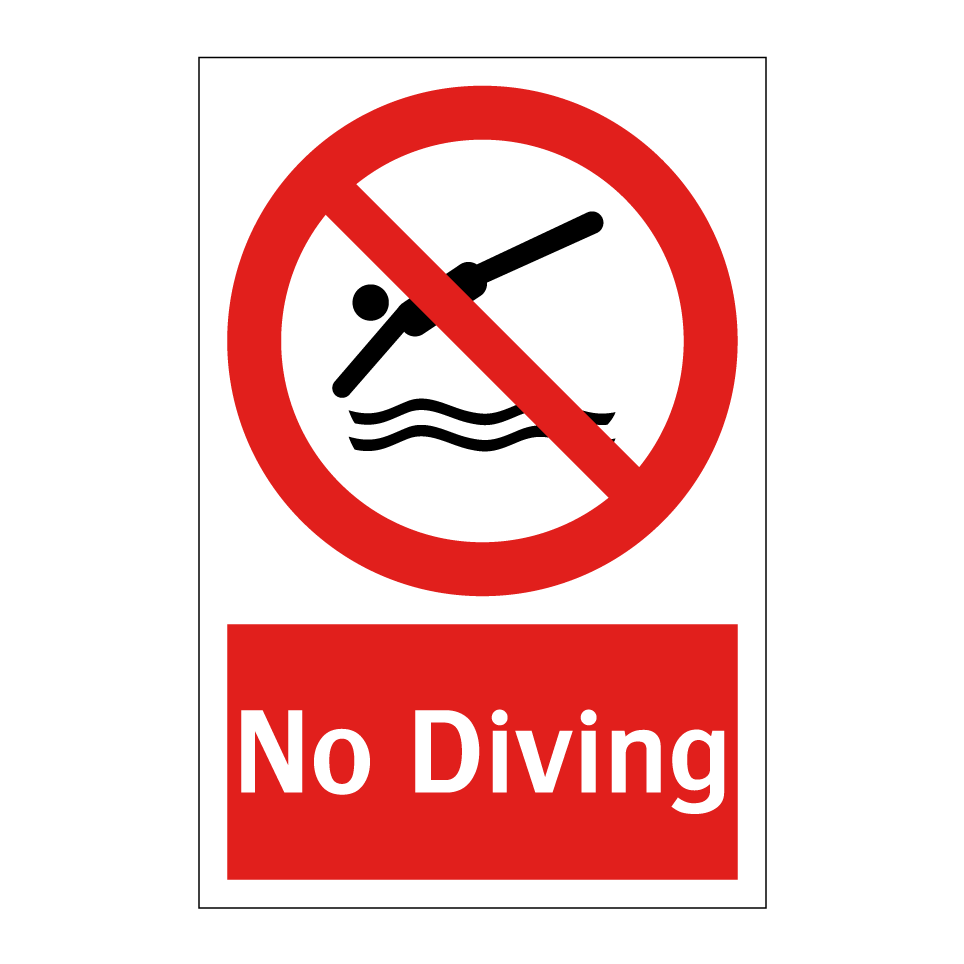 No Diving