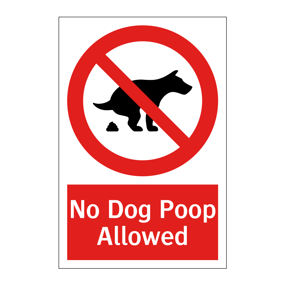 No Dog Poop Allowed