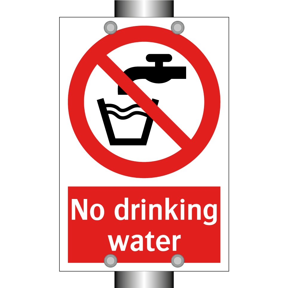 No drinking water