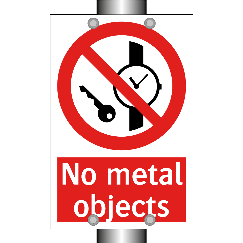 No metal objects