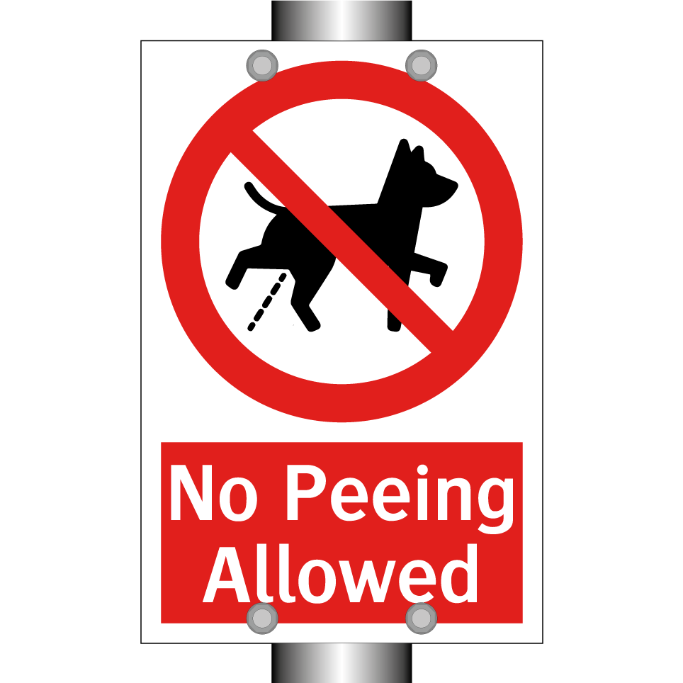 No Peeing Allowed