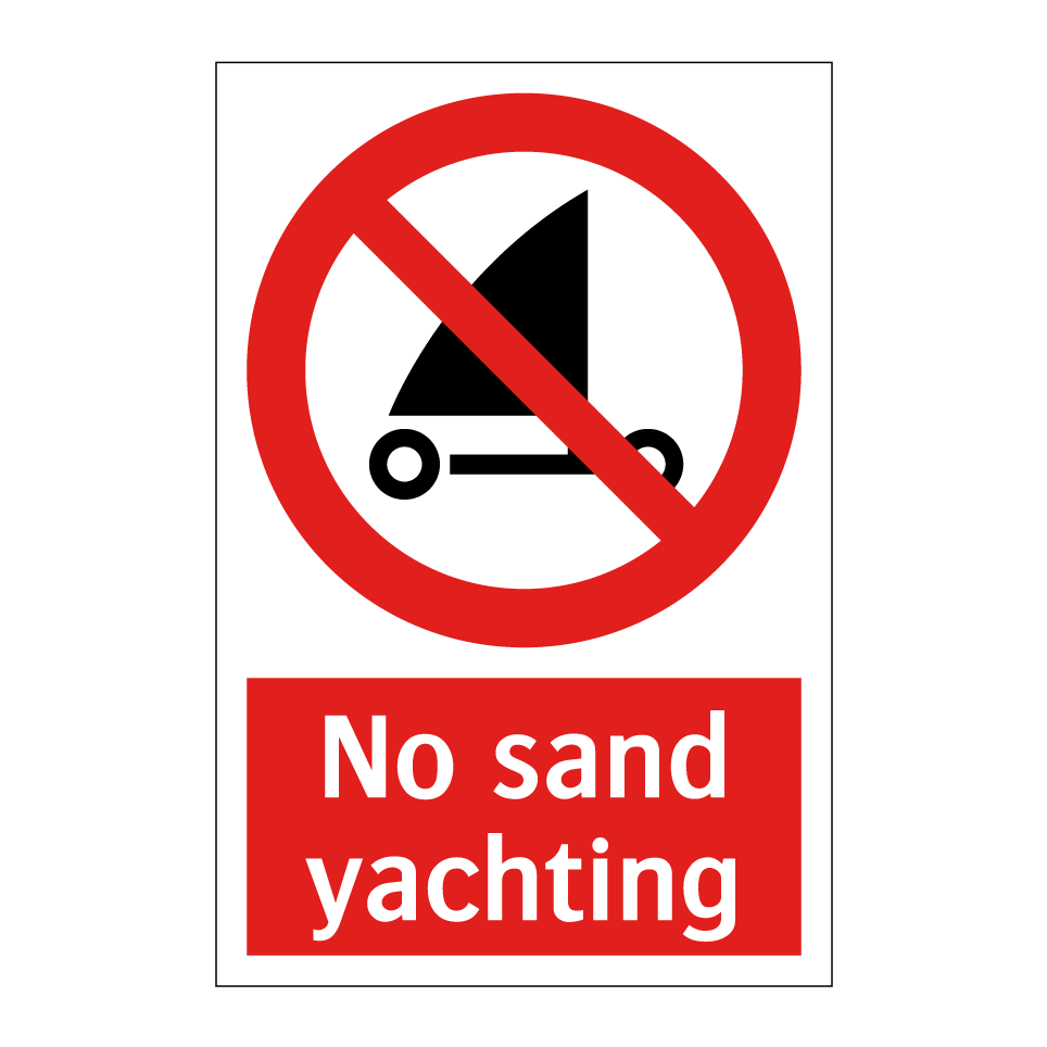 No sand yachting