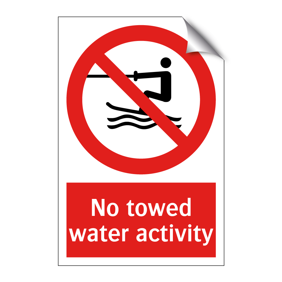 No towed water activity