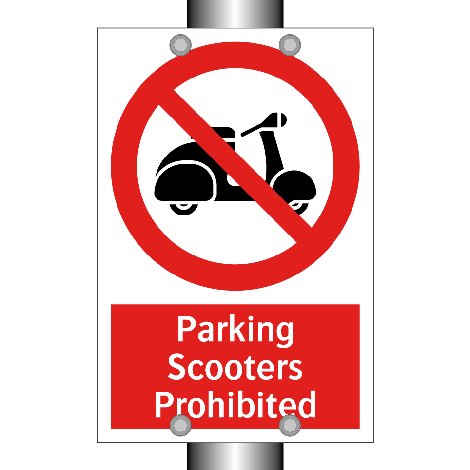 Parking Scooters Prohibited